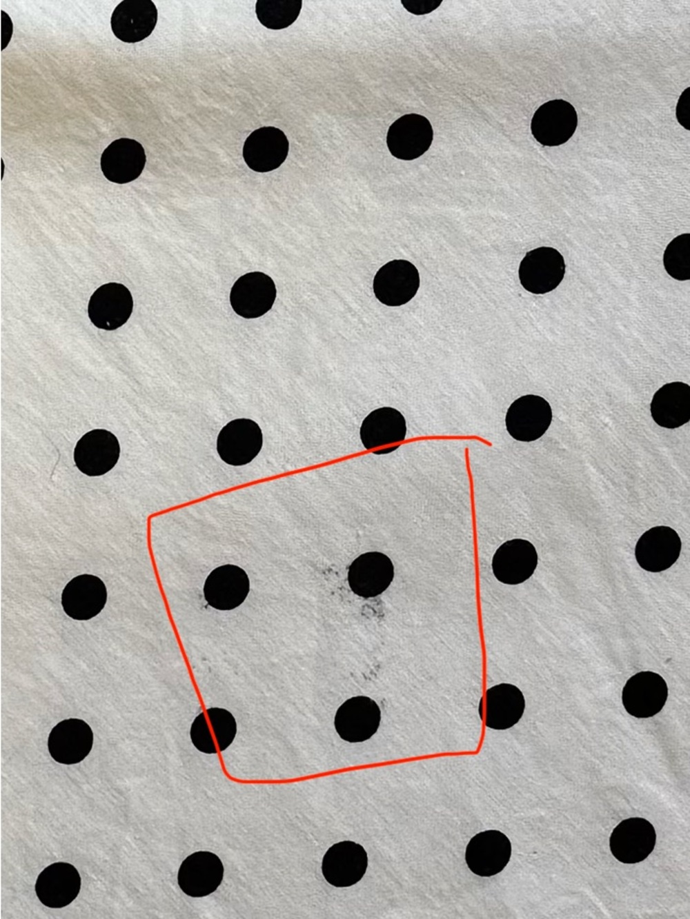 GAP White Midi Skirt with Black Polka Dots - Picture 9 of 10